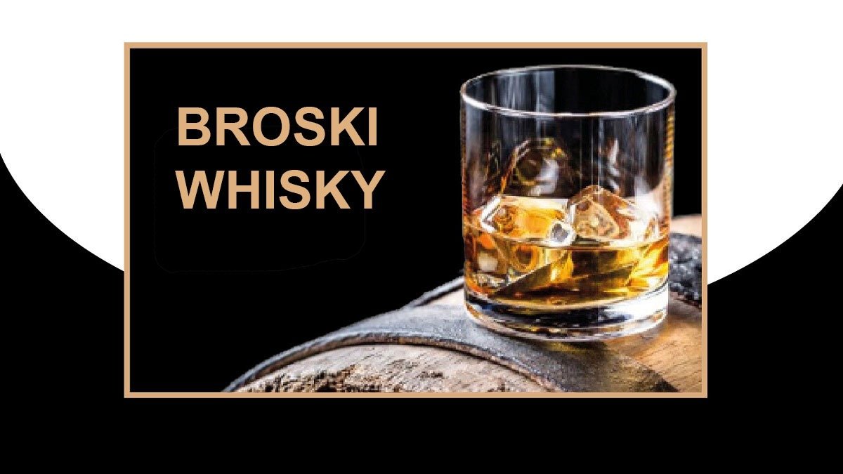 Glass of Broski Whisky